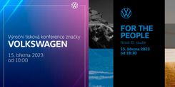 Již 15. března 2023: Nenechte si ujít online přenos výroční tiskové konference značky Volkswagen se světovou premiérou